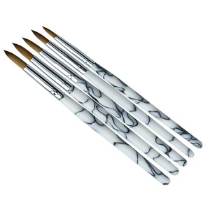 Nail Brush Pen Acrylic Handle Kolinsky Hair Professional Art Painting Brushes A - Picture 1 of 16