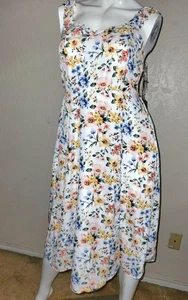 Damen Maxi Sommerkleid Liberty Love Boho Gr. M Blumen gefüttert Neu mit Etikett - Bild 1 von 6