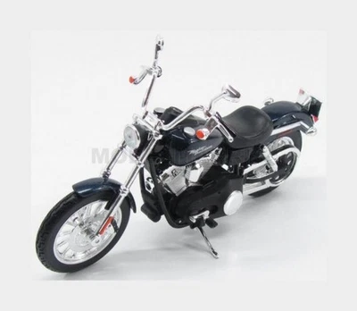MAISTO 32325BL HARLEY DAVIDSON - FXDBI DYNA STREET BOB 2006 - BLUE MET BLACK - 1 - Immagine 1 di 2