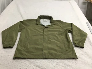 Ducks Unlimited Windbreaker Jacket Mens XL Green Full Zip Pockets - Picture 1 of 13