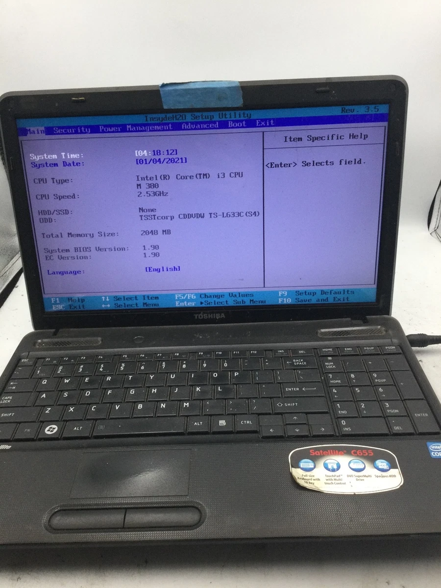 Toshiba Windows 7 Intel Core i3 1st Gen. PC Laptops & Netbooks for