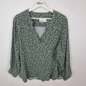 Top Commonry talla 16 estampado floral verde - Imagen 1 de 4