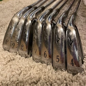 Mizuno MP-52 Iron Set 4-PW 7pcs Steel Shaft Stiff RH Japan Golf Club Good - Picture 1 of 16