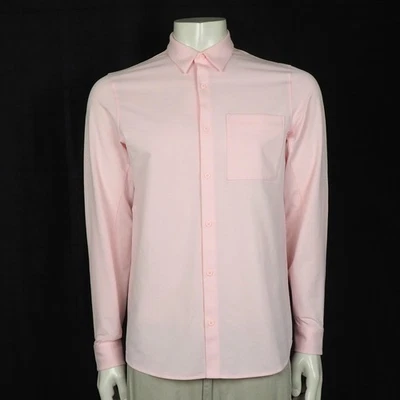 Nueva Camisa Lululemon Commission Abotonada Para Hombres Mediana Brier Rosa Mezcla Foto 1 de 4