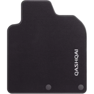 Original Nissan Qashqai J10 2006-2013 Weiss Logo Naht Fußmatten Set KE755JD011 - Bild 1 von 4