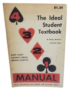 The Ideal Student Textbook Contract Bridge Manual Michaels and Cohen - Picture 1 of 9