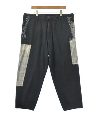 Pantalones de mezclilla yohji yamamoto POUR HOMME negro x blanco (denim) 200613826013 Foto 1 de 4