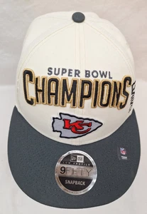 New Era Hat One Size Snap-Back 9Fifty Kansas City Chiefs Super Bowl LVIII Champs - Picture 1 of 7