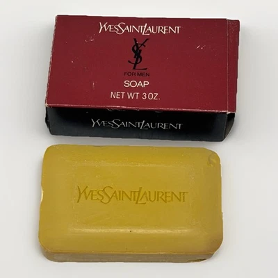 Jabón de bar vintage Yves Saint Laurent Pour Homme París para hombre 85 g / 3 oz YSL Foto 1 de 4