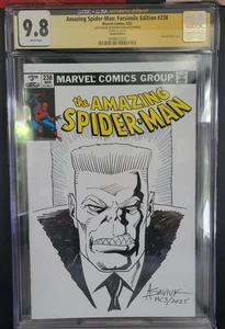 AMAZING SPIDER-MAN #238 FACSIMILE CGC 9.8 SIGNED ALEX SAVIUK JSA AUTHENTICATED - Picture 1 of 1