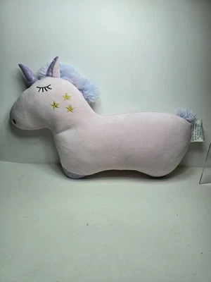 Almohada Unicornio Personaje Comfort Bay Para Niños Rosa Púrpura Foto 1 de 4