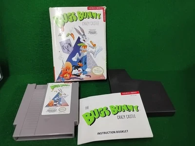 The BUGS BUNNY CRAZY CASTLE Nintendo NES, 1989 Complete CIB RARE! - Image 1 of 4
