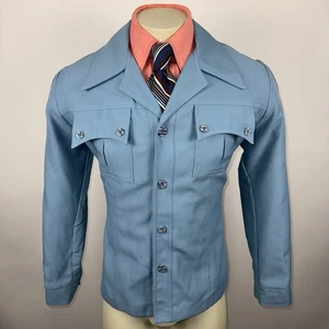 Vintage 1960s Condor Jacket Mens Leisure Suit Coat Disco Rockabilly MCM Medium - Picture 1 of 15