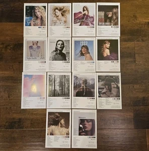 Taylor Swift 8 x 12 album cover poster set di 14 nuovi tour decorazione camera da letto Swiftie - Foto 1 di 6