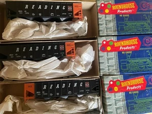 ROUNDHOUSE READING 3-BAY RIB-SIDE HOPPER 60351, 60458, 60522 HO SCALE 3 KITS - Picture 1 of 4