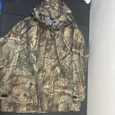 Chaqueta de lluvia Helly Hansen para hombre M camuflaje con capucha Foto 1 de 4