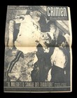Settimanale CRIMEN Anno 1945 n. 8 del 4 Maggio Speciale sulla morte Mussolini