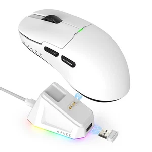 ATTACK SHARK×AJAZZ AJ159P Gaming Mouse 2.4GHz Wireless Connection USB Cable Conn - Afbeelding 1 van 4
