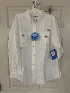 NEU COLUMBIA Damen Bahama Langarm belüftet Angeln Shirt UPF 30+ Größe 1X - Bild 1 von 5