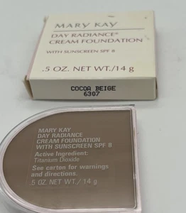 Mary Kay Day Radiance Cream Foundation COCOA BEIGE 6307 .5 oz Net Wt / 14g - Picture 1 of 3