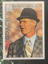 2000 Fleer Greats of the Game Coach’s Corner Tom Landry 94CC