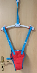 Türhopser MUNCHKIN MK0041 REV1 *** rot blau *** bis 12 kg *** sehr guter Zustand - Bild 1 von 11