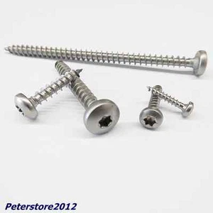 Tornillos para aglomerado 4 mm tornillos para madera TX acero inoxidable A2 cabeza redonda TX 4,0 mm - Imagen 1 de 1