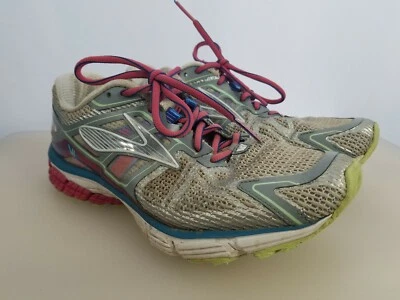 Women's Brooks Ravenna 6 Shoes Training Sneakers Size 9 Running White Pink Gray - Image 1 of 4