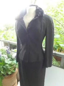 Thierry MUGLER - Stiefel Kostüm -D36,F38, abnembarer Kragen - Bild 1 von 11