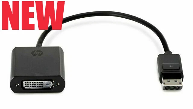 NEW HP 752660-001 DisplayPort to DVI Adapter Black - Image 1 of 1
