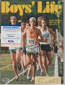 FRANK SHORTER SIGNED 1975 May Boy's Life PSA/DNA COA Auto Autographed GOLD MEDAL - Picture 1 of 1