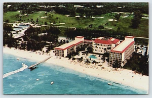 Postcard Ambassador Beach Hotel Golf and Tennis club Cable Beach Nassau Bahamas - Picture 1 of 3
