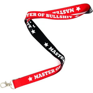 Master Of Bullsh*t Office Schlüsselband - Büro lustig Wichtelgeschenk - Bild 1 von 5