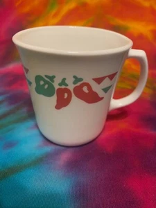 Corning Ware Chili Peppers Designed Coffee/Tea Mug Cup - Picture 1 of 9