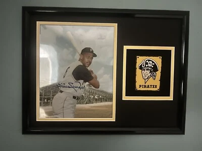 Willie Stargell 12X16 Matted Autograph 8X10 Photo Pirates HOF - Image 1 of 3