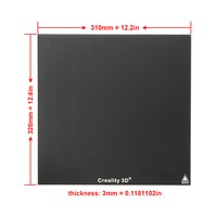 Creality CR-X/CR-10S Pro Glass Bed 320X310mm 3D Printer Build Plate AU