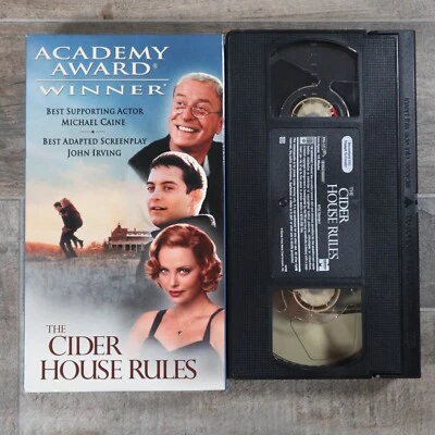 The Cider House Rules VHS Tape Academy Award Winner Blockbuster Rental - Image 1 of 4