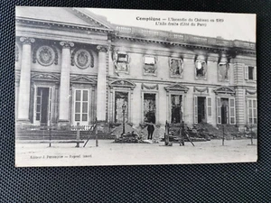 CPA 60 Compiègne - L'Incendie du Château en 1919 - L'Aile Droite (Côté du Parc) - Picture 1 of 2