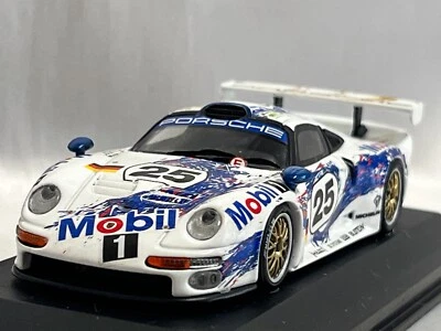 1/43 Porsche 911 GT1 1996 24 Hours of LeMans car #25  Minichamps used - Image 1 of 4