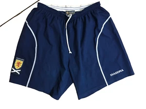 Scotland Football Shorts 2003 Vintage Size Large Diadora Home Shorts Scottish - Picture 1 of 3