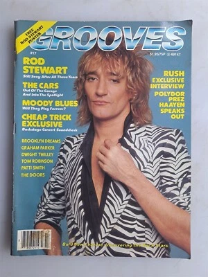Grooves Magazine #17 - November 1979 Issue Rod Stewart Cover & Poster, Frampton - Image 1 of 3