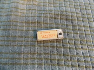 1975 FLORIDA Disabled American Veteran LICENSE PLATE Key Fob Tag (4W-63249) VG ! - Picture 1 of 4