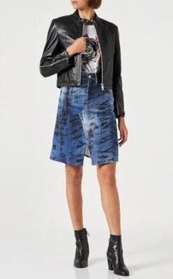 Just Cavalli Falda Azul Talla 44 Hecho en Italia Foto 1 de 4