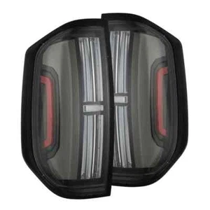 For 14-21 Toyota Tundra Black Smoke Lens Prismatic LED Tail Lights Lamps Nova - Foto 1 di 14