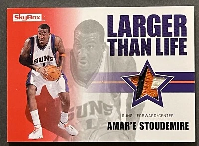 Трехцветная нашивка Amar'e Stoudemire 2008 Skybox Larger Than Life #LL-AS 15/25 солнца - Изображение 1 из 2