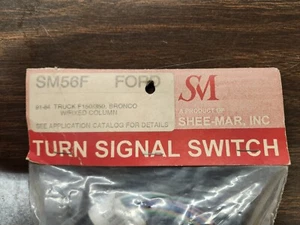 SHEE-MAR SM56F Turn Signal Switch 91-84 F150/350 Bronco Fixed Column - Picture 1 of 2