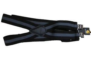 Carhartt Men's Heavy duty Utility Suspenders Black and Gray Clip On NWT - Picture 1 of 10