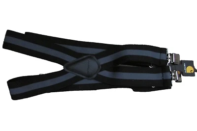 Tirantes utilitarios de alta resistencia Carhartt para hombre negros y grises con clip nuevos con etiquetas Foto 1 de 4