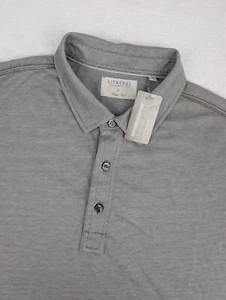 Linksoul Monterey Microstripe Performance Polo Mens Large Olive Green NWT w/Logo - Picture 1 of 10