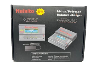Haisito HB6 Balance Charger 80 W für LiPo, Li-Ion und NiMH - Neu - Bild 1 von 7